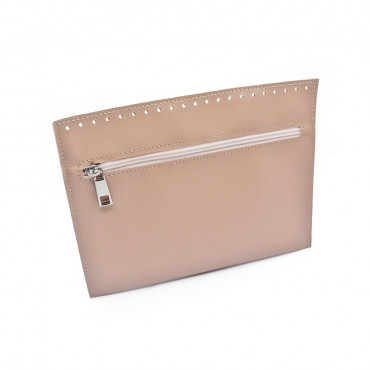 Pale Pink Eco Leather Inner Pocket | Tessiland