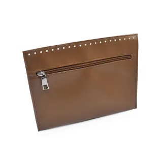 Poche en simili cuir avec zip pour sacs Cuoio