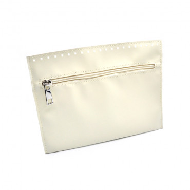 Cream Eco Leather Inner Pocket | Tessiland