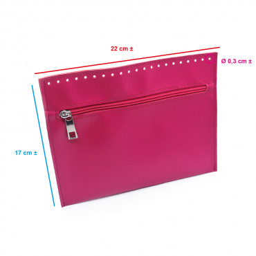 Magenta Eco Leather Inner Pocket | Tessiland