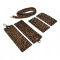 Leopard Print Faux Leather Bag Set Mursi | Tessiland