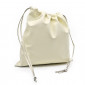 Cream Eco Leather Pouch 30x30 | Tessiland