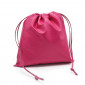 Magenta Eco Leather Pouch 30x30 | Tessiland
