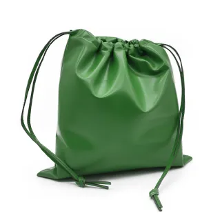 Sac en simili cuir 30x30cm avec cordon pour intérieur de sac Verde