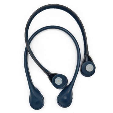 Manici stile Obag con chiusura a vite per borse medie e grandi Navy