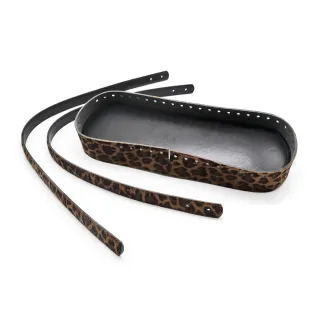 Masai Animal Print Faux Leather Bag Set Brown