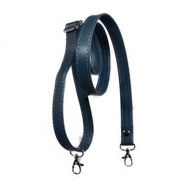 Tracolla in ecopelle Old Style regolabile per borse fai da te Navy