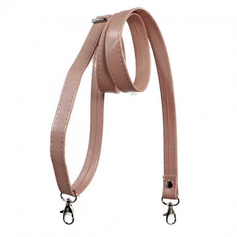 Old Style Pale Pink Bag Strap for Crochet Creations | Tessiland