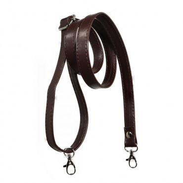 Tracolla in ecopelle Old Style regolabile per borse fai da te Marrone