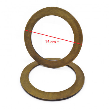 Manici Legno circolari cm15