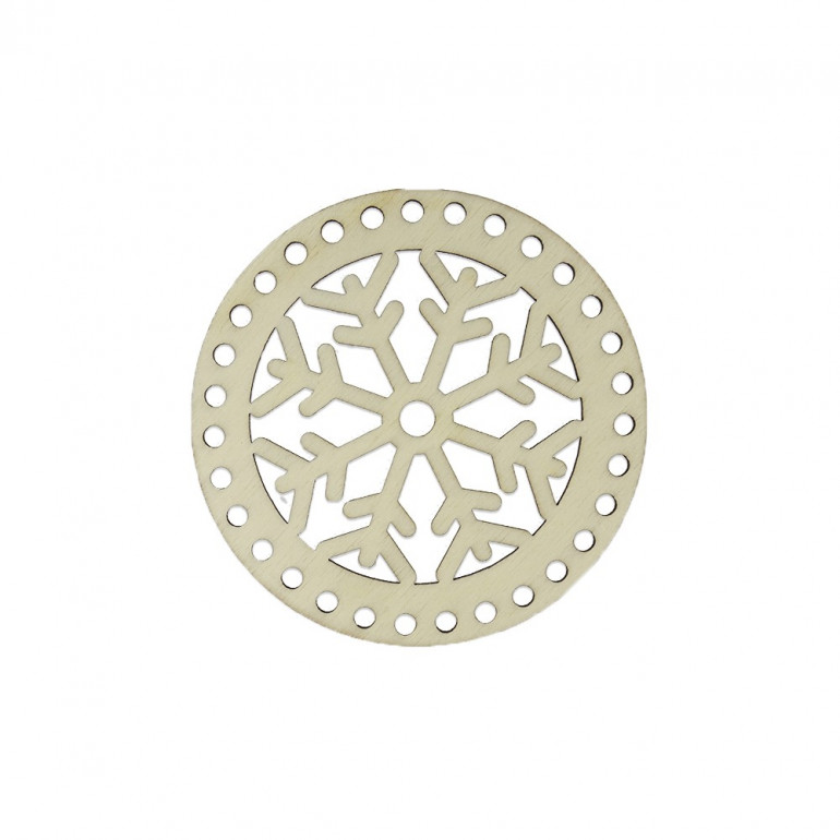 TL108 Snow decorazione Legno a taglio laser