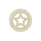 Décoration en bois Star 9 cm | Tessiland