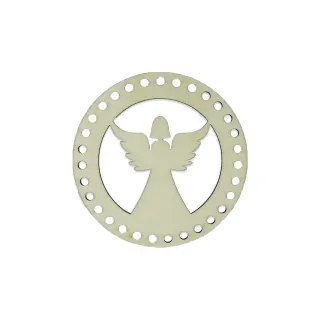 Angels Wooden Decoration 9 cm | Tessiland