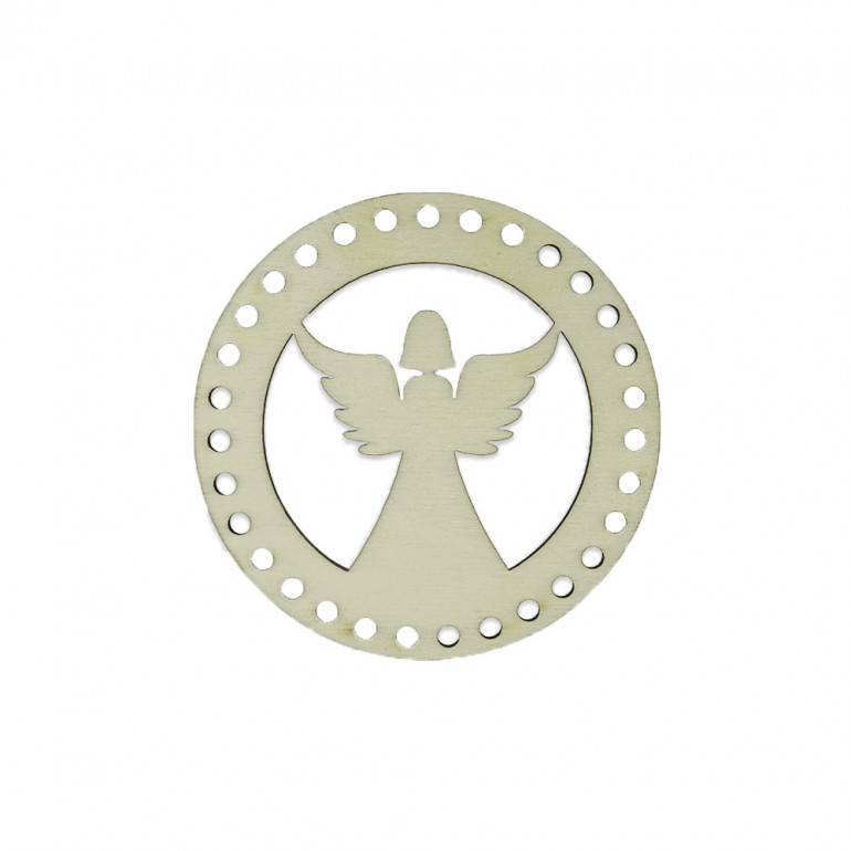 TL105 Angels decorazione Legno a taglio laser