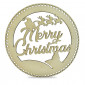 Merry Christmas Wood Garland 23 cm | Tessiland