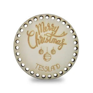 Customizable Merry Christmas Decoration | Tessiland