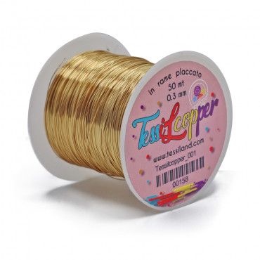 Tessilcopper: Filo in Rame Smaltato Oro per Bijoux | Tessiland