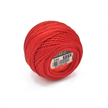 Cotone Perlè DMC n 8 gomitolo 10g Corallo 350