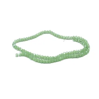 Cristaux facettés en verre de 4 mm pour bijoux A096 verdino