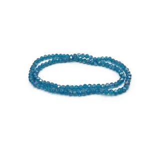 Cristaux facettés en verre de 4 mm pour bijoux A048 cobalto iride