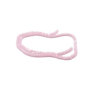 Cristaux facettés en verre de 4 mm pour bijoux A157 rosa