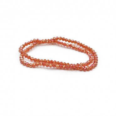 Cristaux 4 mm facettés Nèfle Solide Irisé | Tessiland