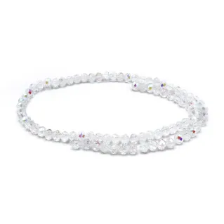 Cristaux en verre à facettes de 6 mm pour bijoux A169 cristal