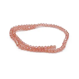 6mm Faceted Glass Crystals for Jewelry A054 cipria