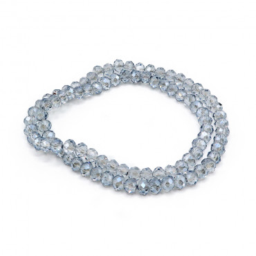 Cristalli sfaccettati in vetro 6mm per bijoux A211 nebbia