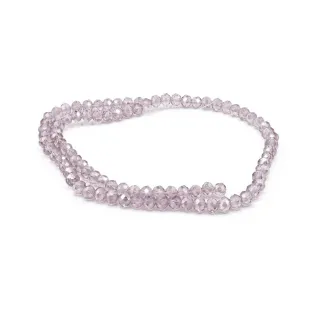 6mm Faceted Glass Crystals for Jewelry A215 lilla