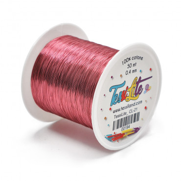 Tessilite filato sottile per bijoux effetto metallico Cipolla cl21