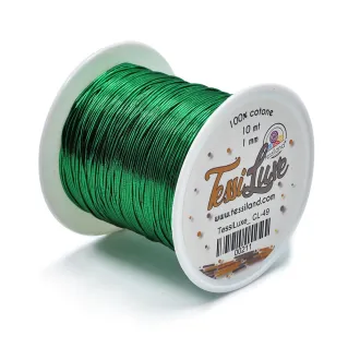 Tessiluxe hilo para bijoux con efecto metálico Verde cl49