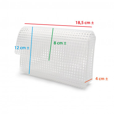 Rete Canvas Sagomata 40x36 compatta e resistente | Tessiland