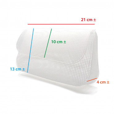 Créez des accessoires uniques avec la Canvas Blanc Sculptée 45x41 cm | Tessiland