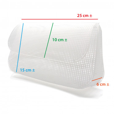Réseau Sculptée Blanche 53x50 cm pour pochettes DIY | Tessiland