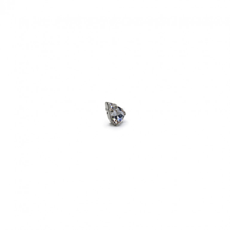 Silver teardrop Crystal 8 mm | Tessiland