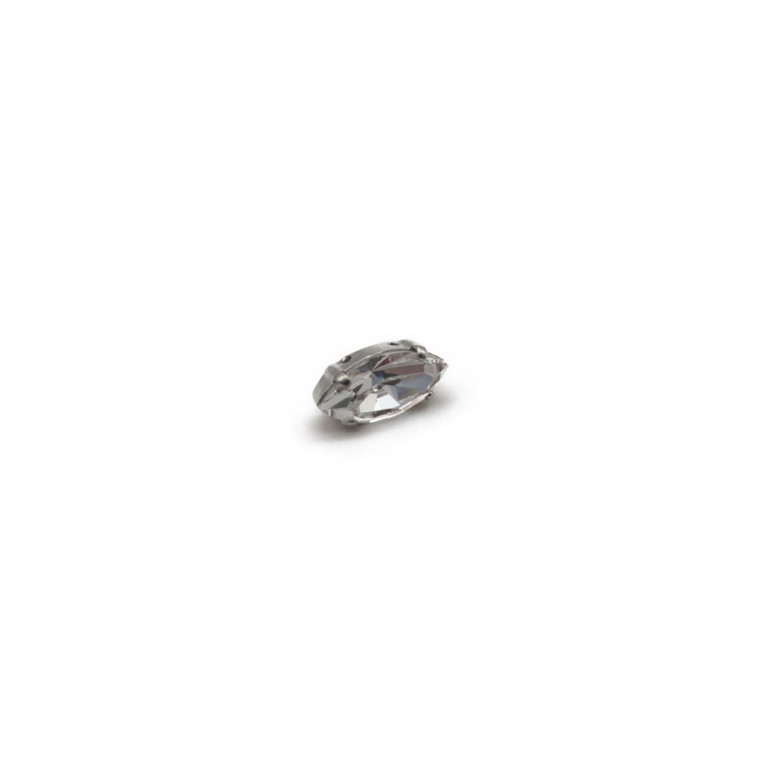 Silver Oval Crystal 10 mm | Tessiland