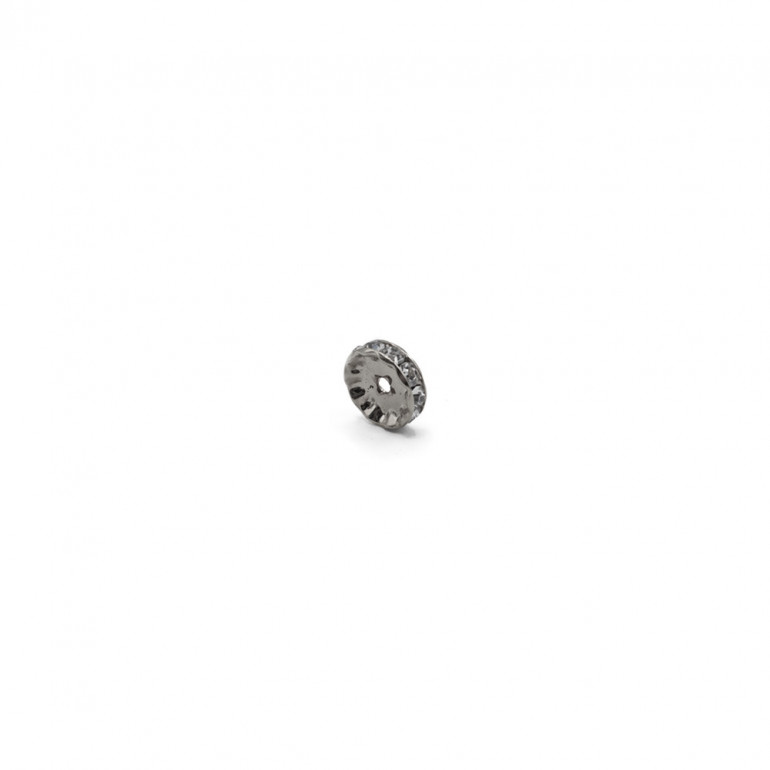 Silver Circle Spacer 6mm | Tessiland