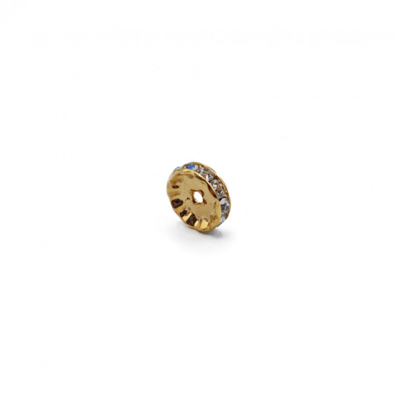 Gold Circle Spacer 10mm | Tessiland