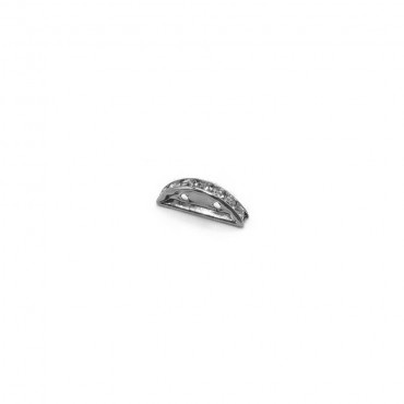 Silver Crescent Spacer 20mm | Tessiland