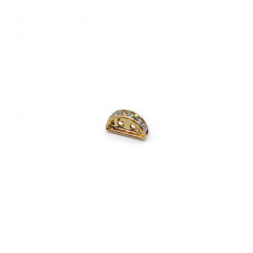 Gold Crescent Spacer 12mm | Tessiland