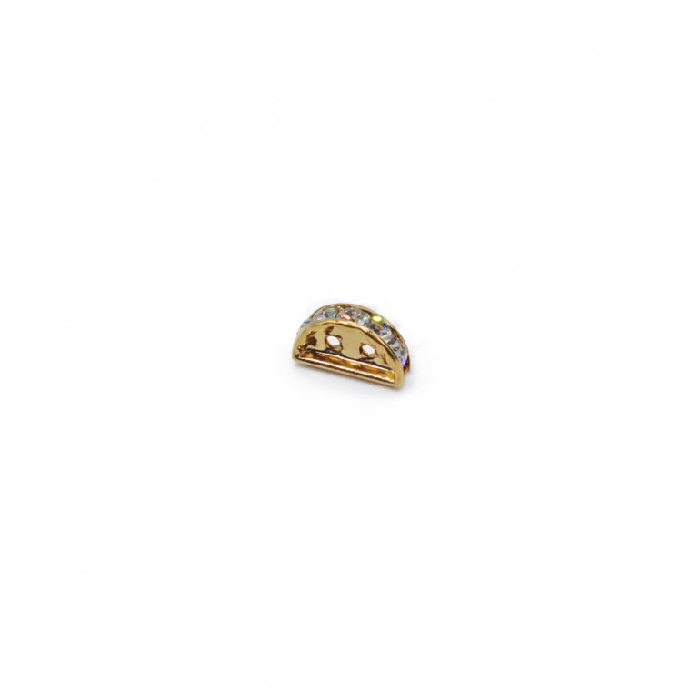 Gold Crescent Spacer 12mm | Tessiland
