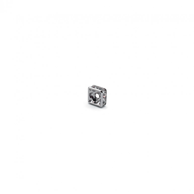 Silver Square Spacer 4mm | Tessiland