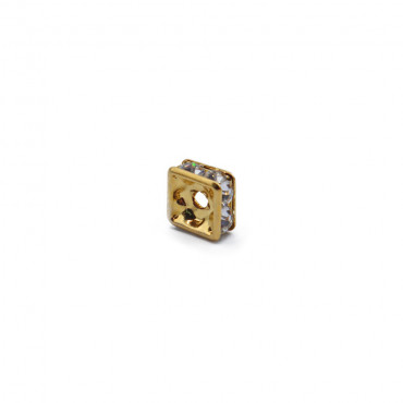 Gold Square Spacer 9mm | Tessiland