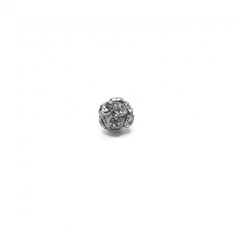 Sfera Cristalli Argento 9mm | Tessiland