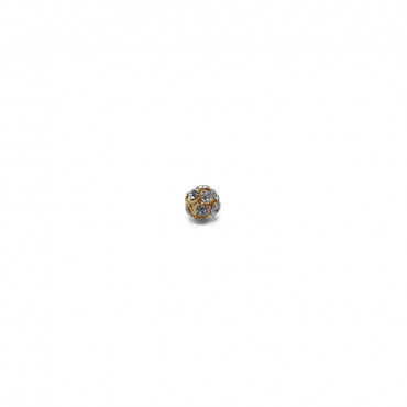 6mm Gold Crystal Sphere | Tessiland