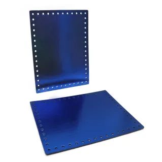 Côtés Stylondas En Similicuir 18x24 cm Tessiland 2 pcs Bluette