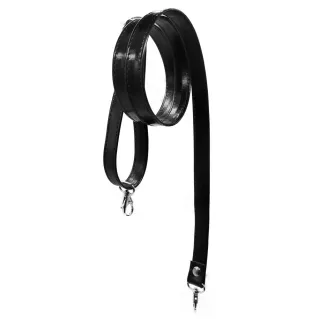 Old Style Faux Leather Adjustable Shoulder Strap for DIY Bags Nero