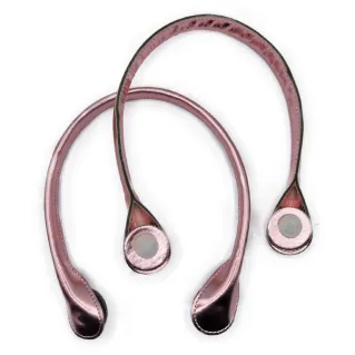 Asas estilo Obag con cierre de tornillo para bolsas medianas y grandes Old pink