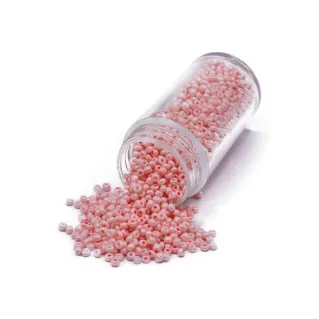 Cuentas de 2 mm para bordado y bisutería Rosa bomboniera_147